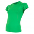 Tricou funcțional femei Sensor Coolmax Fresh mânecă scurtă(2018) verde