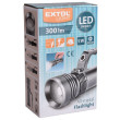 Lanternă Extol 300lm, zoom, din metal 5W LED