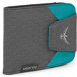 Portmoneu Osprey QuickLock RFID Wallet gri/albastru tropic teal