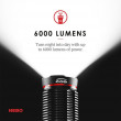 Lanternă NEBO Redline 6000 NE6822