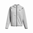 Hanorac femei Under Armour Unstoppable Flc FZ gri deschis