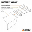 Set liant Vango Driveaway Kit for 4mm & 6mm Rails 4m Set