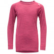 Tricou copii Devold Breeze Junior Shirt roz