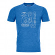 Tricou funcțional bărbați Ortovox 120 Cool Tec Puzzle T-Shirt
