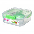 Cutie de prânz Sistema Bento Cube To Go 1,25L verde deschis