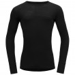 Tricou funcțional bărbați Devold Lauparen Merino 190 Shirt Man negru