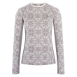 Tricou funcțional femei Kari Traa Edith Long Sleeve bej WGREY