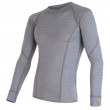 Tricou funcțional bărbați Sensor Merino Wool Active mânecă lungă gri šedá