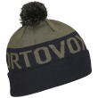 Căciulă Ortovox Bobble Knit Beanie verde Dark Wild Herbs