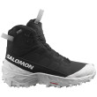 Încălțăminte de iarnă bărbați Salomon Crosstrak Powder Waterproof negru/alb Black / Black / White