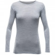 Tricou femei Devold Breeze Woman Shirt gri  Grey melange