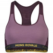 Bustieră Mons Royale Sierra Sports Bra violet
