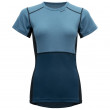 Tricou funcțional femei Devold Lauparen Merino 190 T-Shirt Wmn albastru/gri închis
