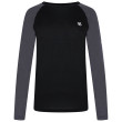 Tricou funcțional femei Dare 2b W Exchange Baselayer Top negru/gri Black/Ebony