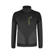 Hanorac bărbați Montura Thermal Grid 2 Maglia negru BLACK/VERDE LIME