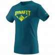 Tricou bărbați Dynafit Graphic Co M S/S Tee albastru/verde