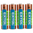 Baterii alcaline AA Extol Ultra+ 4buc
