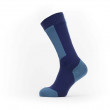 Șosete impermeabile SealSkinz Runton albastru/albastru deschis