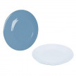 Farfurie Bo-Camp Breakfast plate melamine 2-tone albastru