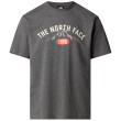 Tricou bărbați The North Face M S/S Tee Varsity Graphic gri TNF MEDIUM GREY HEATHER