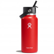 Sticlă termică Hydro Flask Wide Flex Straw Cap 32 oz roșu