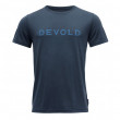 Tricou bărbați Devold Logo Man Tee albastru