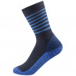 Șosete copii Devold Multi Medium Sock No-Slip albastru  Mistral stripe