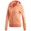 Hanorac femei Adidas Essentials Linear FZ HD portocaliu