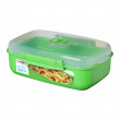 Miska na jídlo Sistema Microwave Rectangle 1.25L verde