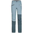 Pantaloni femei Ortovox Punta Berrino Pants Women's albastru/gri Glacier Grey