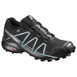 Încălțăminte femei Salomon Speedcross 4 GTX® W Negru/Argintiu Black/Black/Metallic Bubble Blue