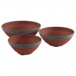  Set de boluri Outwell  Collaps Bowl Set maro terracotta