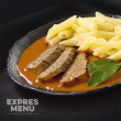 Fel principal Expres menu Penne cu sos de roșii și carne de vită