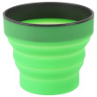 Cană pliantă LifeVenture Silicone Ellipse Mug verde