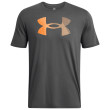 Tricou bărbați Under Armour BIG LOGO FILL SS gri/portocaliu Castlerock/Atomic/WildOrange