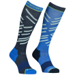 Șosete 3/4 bărbați Ortovox Ski Tour Long Socks Men's albastru Deep Ocean