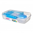 Cutie de prânz Sistema Bento Box To Go 1,76L albastru Blue