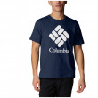 Tricou bărbați Columbia Trek™ Logo Short Sleeve albastru