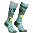 Șosete 3/4 femei Ortovox Freeride Long Socks Cozy Women's albastru deschis Ice Waterfall