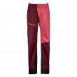 Pantaloni femei Ortovox 3L Ortler Pants W roșu