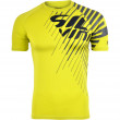 Tricou bărbați Silvini Promo MT517 galben neon-charcoal