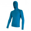 Tricou funcțional bărbați Sensor Merino DF cu glugă albastru modrá