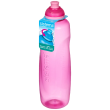 Sticlă Sistema Helix Squeeze Twist ‘n’ Sip 600 ml roz