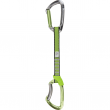 Buclă echipată Climbing Technology Lime NY 12cm 6ks Green/Grey