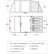 Cort de familie Vango Lismore Air TC 450 Package