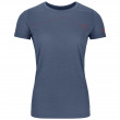 Tricou funcțional femei Ortovox 120 Tec Mountain T-Shirt W albastru închis