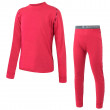 Set lenjerie copii Sensor Merino Air bluză +colanți roz magenta