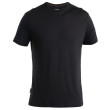 Tricou funcțional bărbați Icebreaker Men Merino 125 Cool-Lite™ Sphere III SS Tee negru