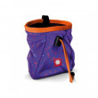 Săculeț la magneziun Ocun Lucky + curea Ocun Chalk Bag Belt violet/portocaliu