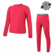 Lenjerie funcțională copii Sensor Merino Air Set tricou+indispensabili roz